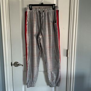 Vintage houndstooth joggers